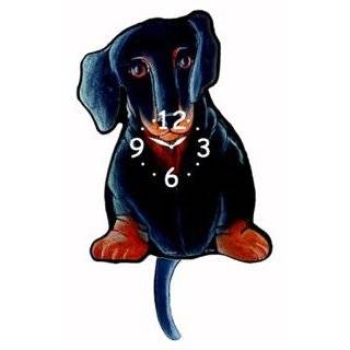 dachshund clock