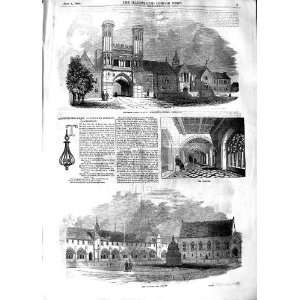  1848 AUGUSTINES COLLEGE CANTERBURY CLOISTERS LIBRARY 