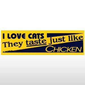  198 Cats Chicken Bumper Sticker Toys & Games