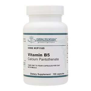 Vitamin) B5, Calcium Pantothenate 500 mg 100 Capsules