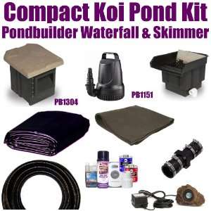  15 x 15 Compact Pro Koi Pond Kit 1,200 GPH Pump 