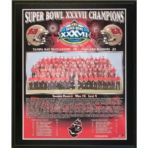  2002 Tampa Bay Buccaneers NFL Football Super Bowl 37 