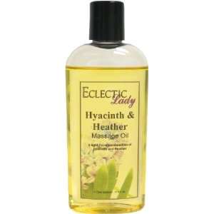  Hyacinth And Heather Massage Oil, 4 oz Beauty