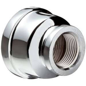 Chrome Plated Brass Pipe Fitting, Reducing Coupling, 1 1/2 X 3/8 NPT 