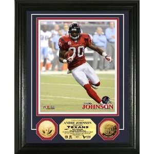 Andre Johnson 24KT Gold Coin Photo Mint   NFL Photomints and Coins