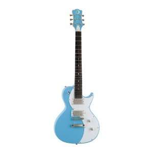    Luna Neo Single Cutaway Electric Guitar, Blue Musical Instruments