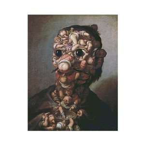  A Head Formed Out of Pygmies by Faustino Bocchi . Art 