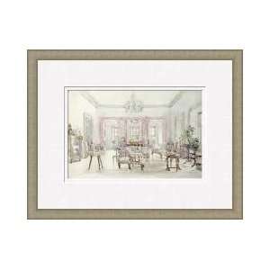 The Drawing Room Of Queens House Barbados 1880 Framed Giclee Print 