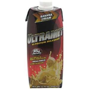  Champion Nutrition Ultramet RTD, Banana Cream, 12   17 fl 