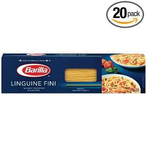 Barilla Linguine Fini, 16 Ounce Boxes (Pack of 20)  