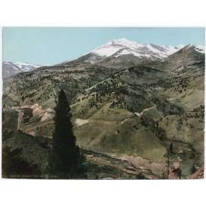    Reprint Marshall Pass and Mt. Ouray, Colorado 1898