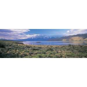 Clouds over a River, Mt. Fitzroy, Patagonia, Argentina Giclee Poster 