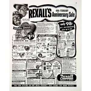 1951 Ad Rexall Drug Amos n Andy Valentine Katz Liggett Louis K 