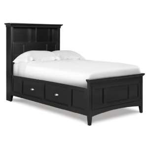  Magnussen Bennett Bookcase Bed With Regular Rail and 