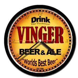  VINGER beer and ale cerveza wall clock 