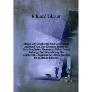   Angaben Der Alten Autoren Un (German Edition) Eduard Glaser Books