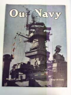 Our Navy Magazine 1946 Mid March Noumea Lt. Bolka USS New York USS 