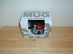 Jay Joshua I Love NY Porcelain Mug MINT COND. FAST SHIPPING 