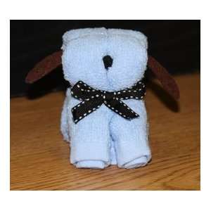  Cartoon Towel Dog   Blue 