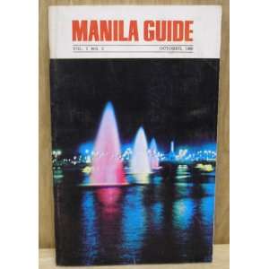  Manila Guide (Volume I No. 2) October 1968 Fred Elizalde Books