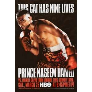  Prince Naseem Hamed vs Manuel Calvo 11 x 17 Poster