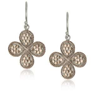   Anna Beck Designs Gili 18k Rose Gold Plated Clover Earrings Jewelry