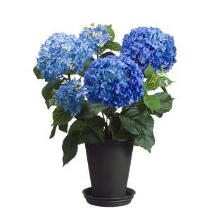   Artificial Potted Blue Annabelle Hydrangea Plants 22