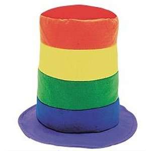  Rainbow Stovepipe Hats (1 dz)