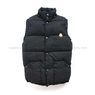 The gilet features Moncler’s branding — the signature Moncler logo 