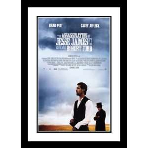 Assassination of Jesse James 20x26 Framed and Double Matted Movie 
