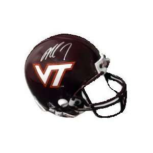 Michael Vick Autographed Virginia Tech Hokies Mini Football Helmet