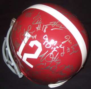 2009 2010 Alabama Crimson Tide Team Signed FS Helmet PROOF Dareus 