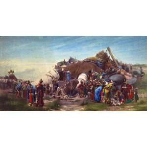   Oil Reproduction   Jehan Georges Vibert   24 x 12 inches   Gulliver