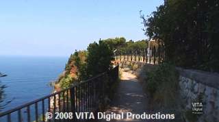 During your 50 minute virtual walk on the Isle of Capri, you will 