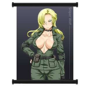  Metal Gear Solid Game Sniper Wolf Fabric Wall Scroll Poster 