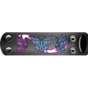    Leather Hair Coverz Tribal Butterfly   1 inch Musical Instruments