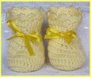 PATTERN TO CROCHET BOOTIES FOR BABY/REBORN 97  