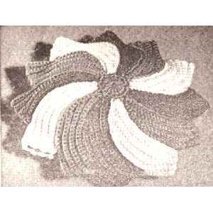 Vintage Crochet PATTERN to make   Pinwheel Bean Bag Stuffed Toy. NOT a 