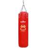   Set 4ft Red Filled Heavy Punch Bag Bracket Gloves MMA Training  