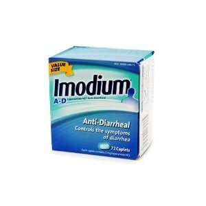  Imodium A D Anti Diarrheal with Loperamide HCI 72 caplets 