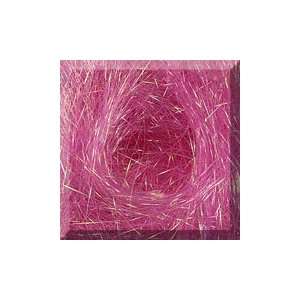  1ea   1/2# Pink Angel Hair Iridescent Shred Arts, Crafts 