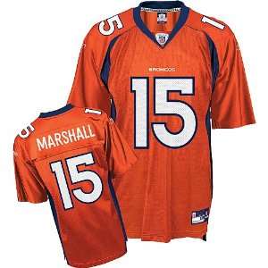 Brandon Marshall Jersey Reebok Orange Replica #15 Denver Broncos 