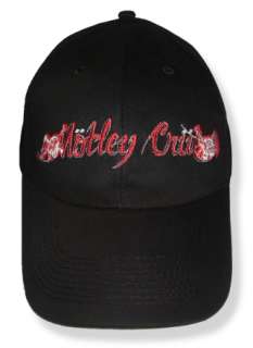 Motley Crue Logo Embroidered Cap or Hat Vince Neil  