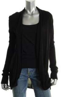 Vince Cardigan Black Stretch Sale Misses Sweater M  