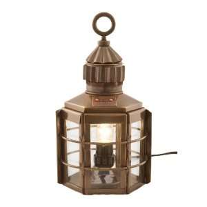  Antique Brass Clipper Ships Electric Lantern 13   Lamps 