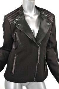 Viktor & Rolf Black Microfiber Motorcycle inspired jacket is really 