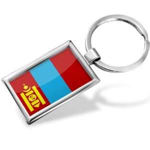    Keychain Mongolia Flag   Hand Made, Key chain ring Jewelry