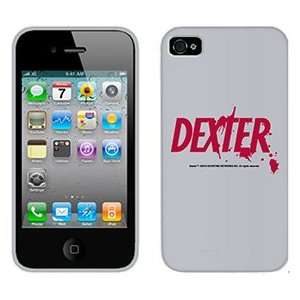  Dexter Bloody Logo on Verizon iPhone 4 Case by Coveroo 