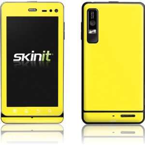  Skinit Yellow Vinyl Skin for Motorola Droid 3 Electronics