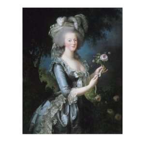  La reine Marie Antoinette dit à la Rose (1755 1793 